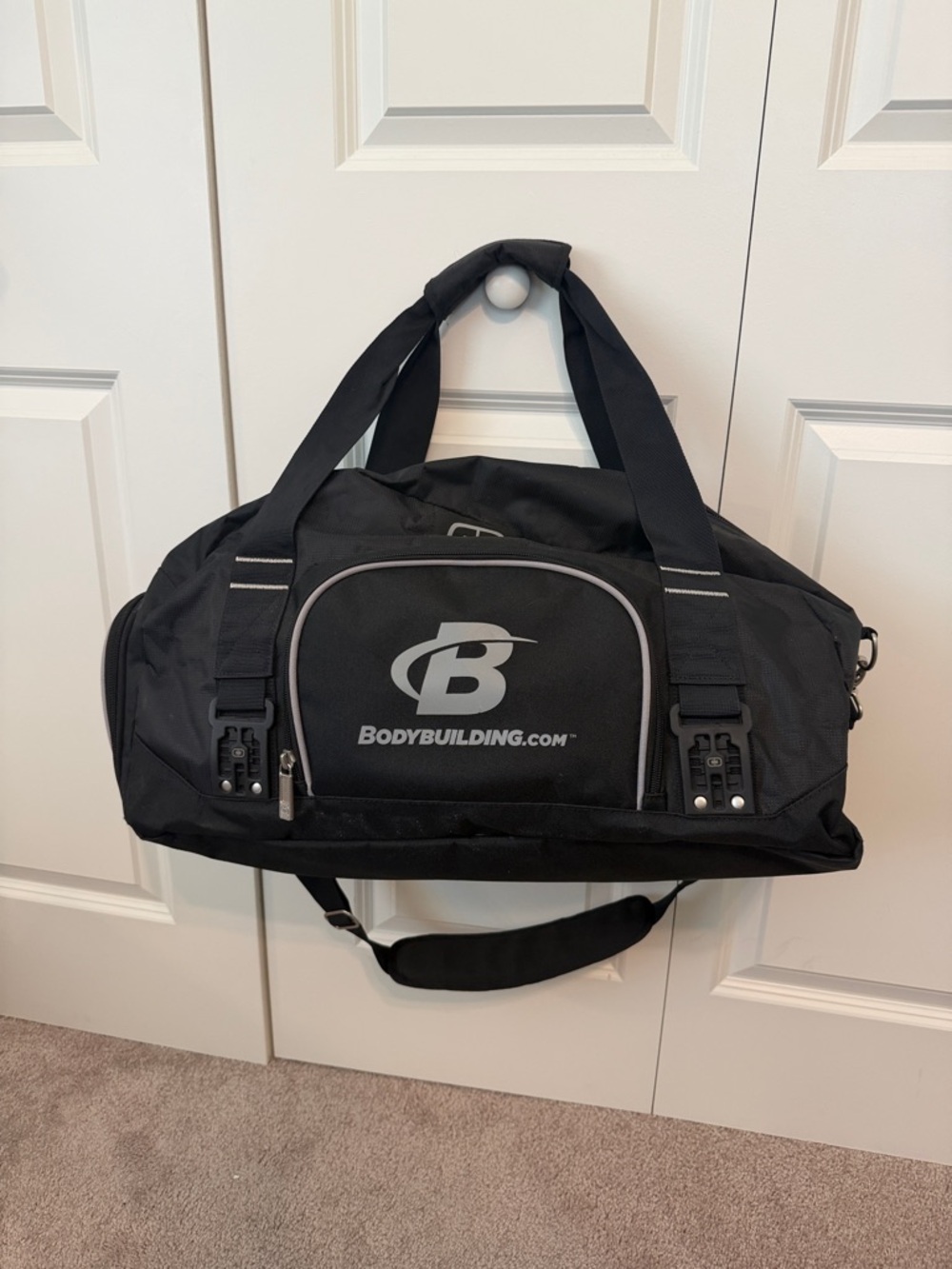Black Duffle Gym Bag